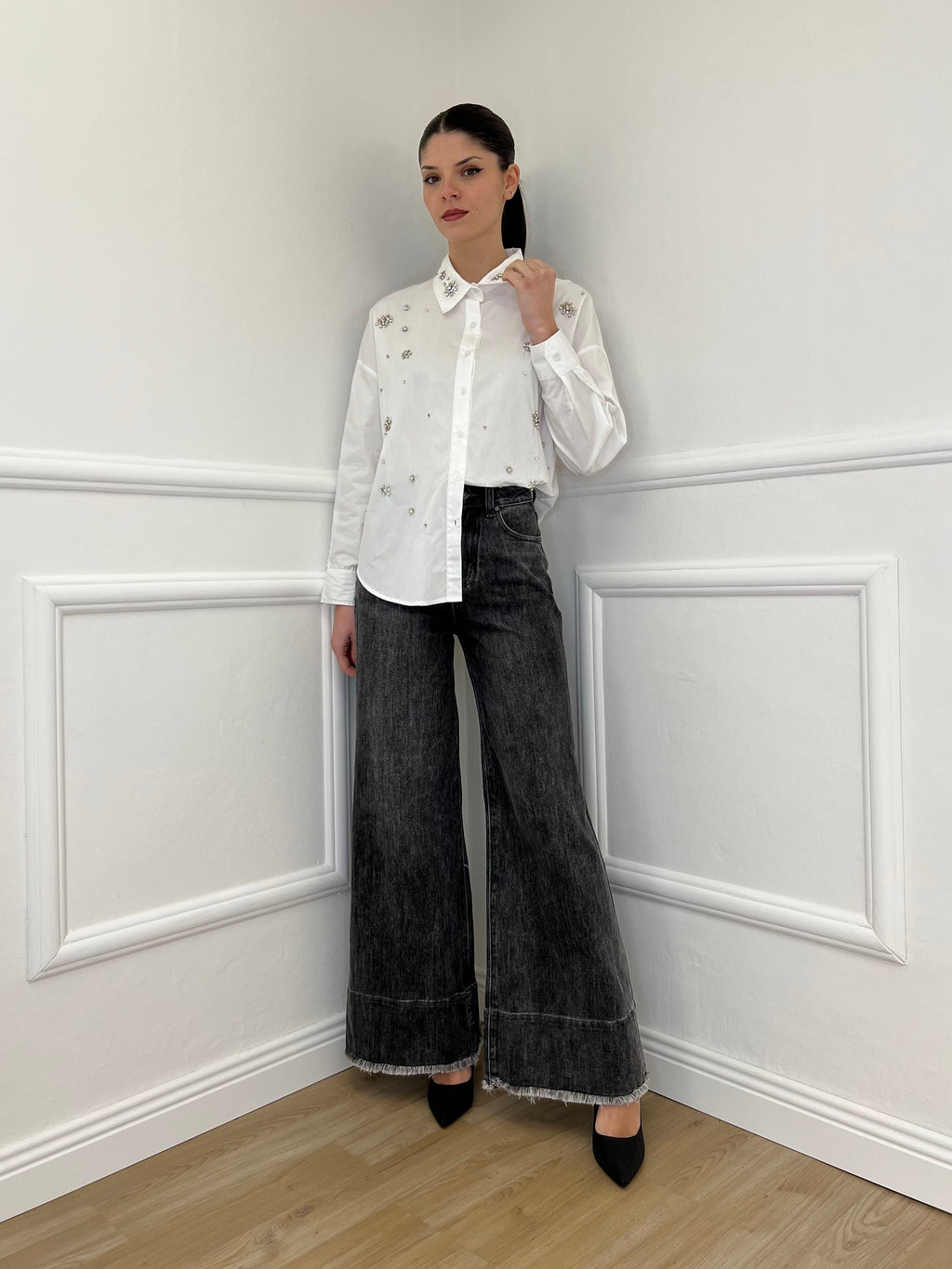 Camicia Cristalli 2478 Bianco