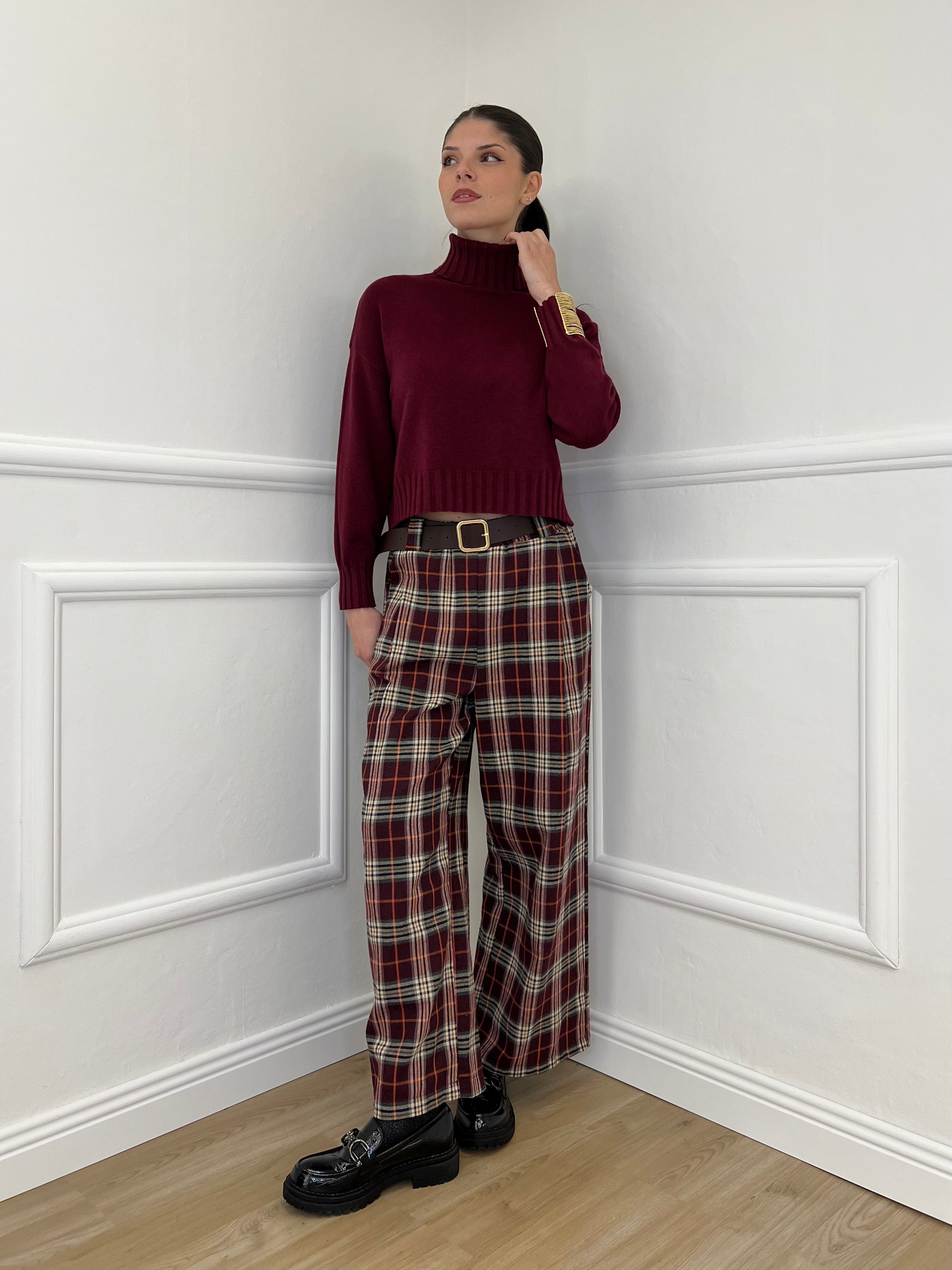 Pantalone Galles 2723 Burgundy