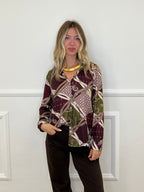Camicia Jersey Fantasia 23001 Bordeaux