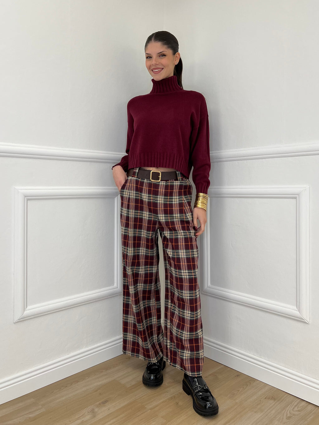 Pantalone Galles 2723 Burgundy