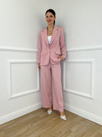 Tailleur Gessato G27636 Rosa