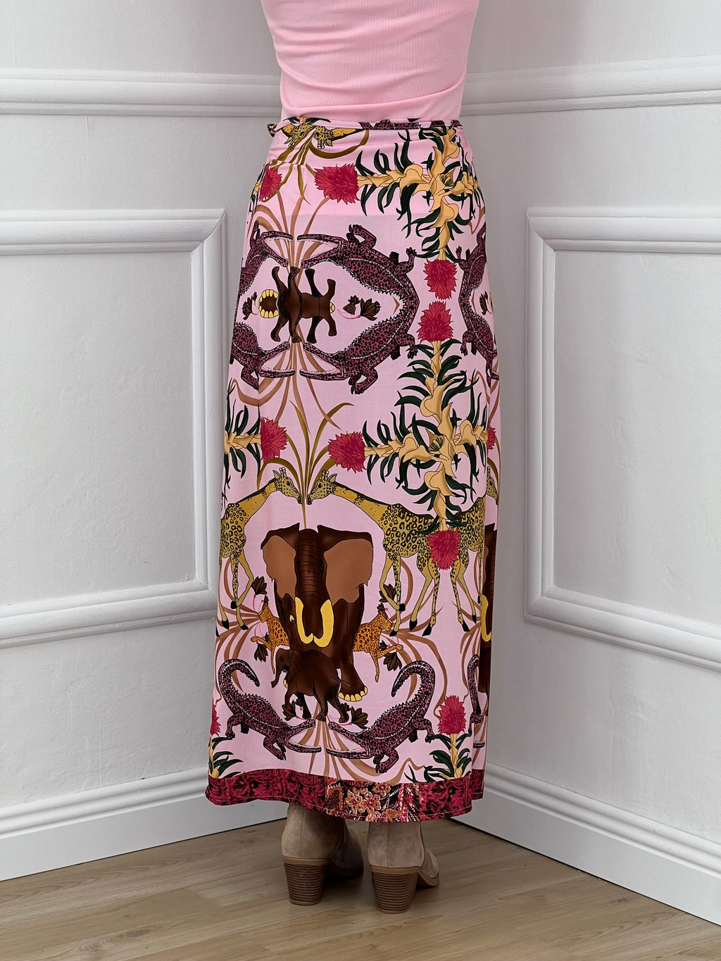 Gonna Pareo Jungle 26272 Rosa