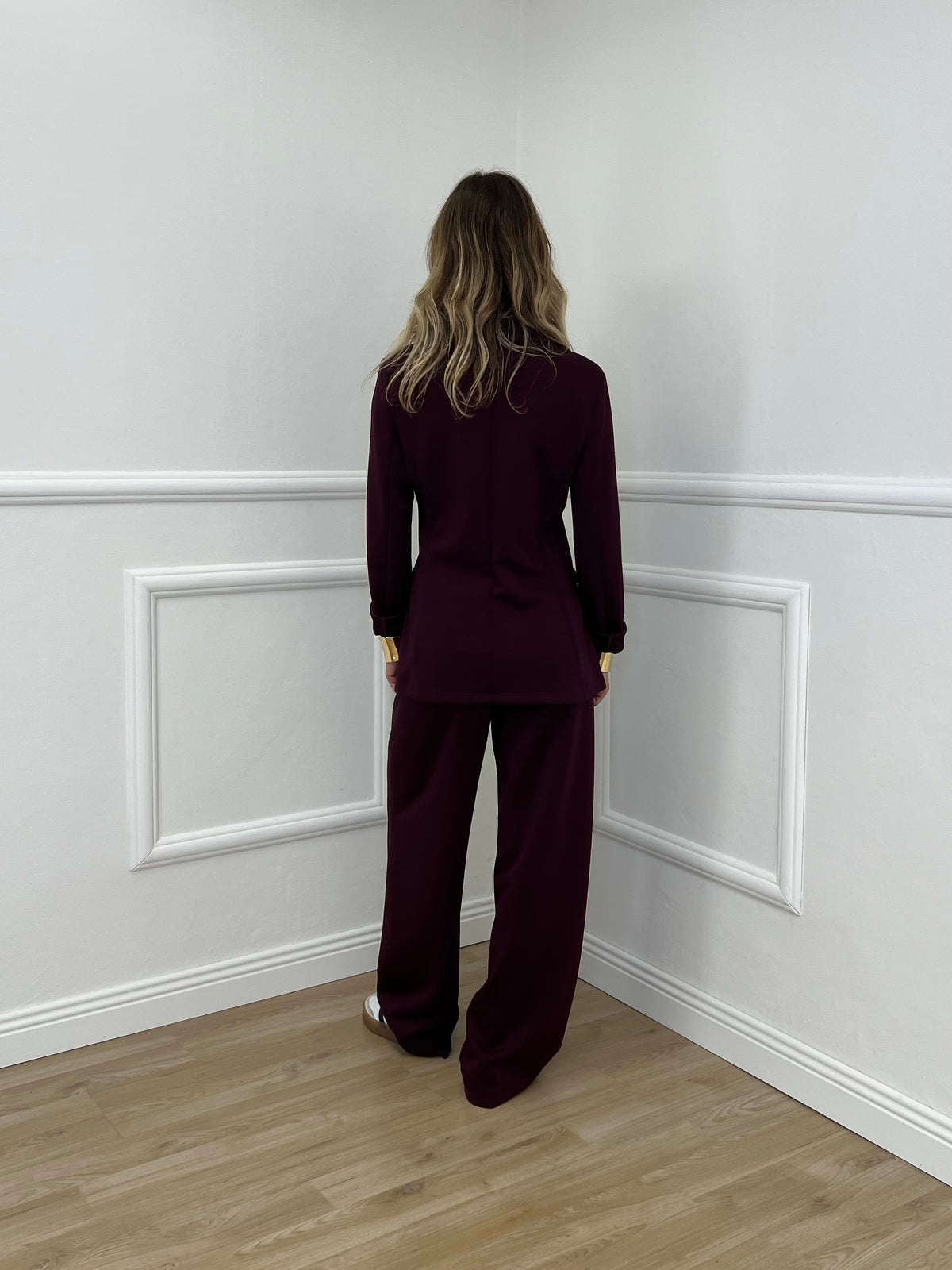Blazer in Felpa 27435A Burgundy