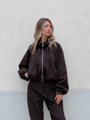 Giacca Bomber 11503 Marrone