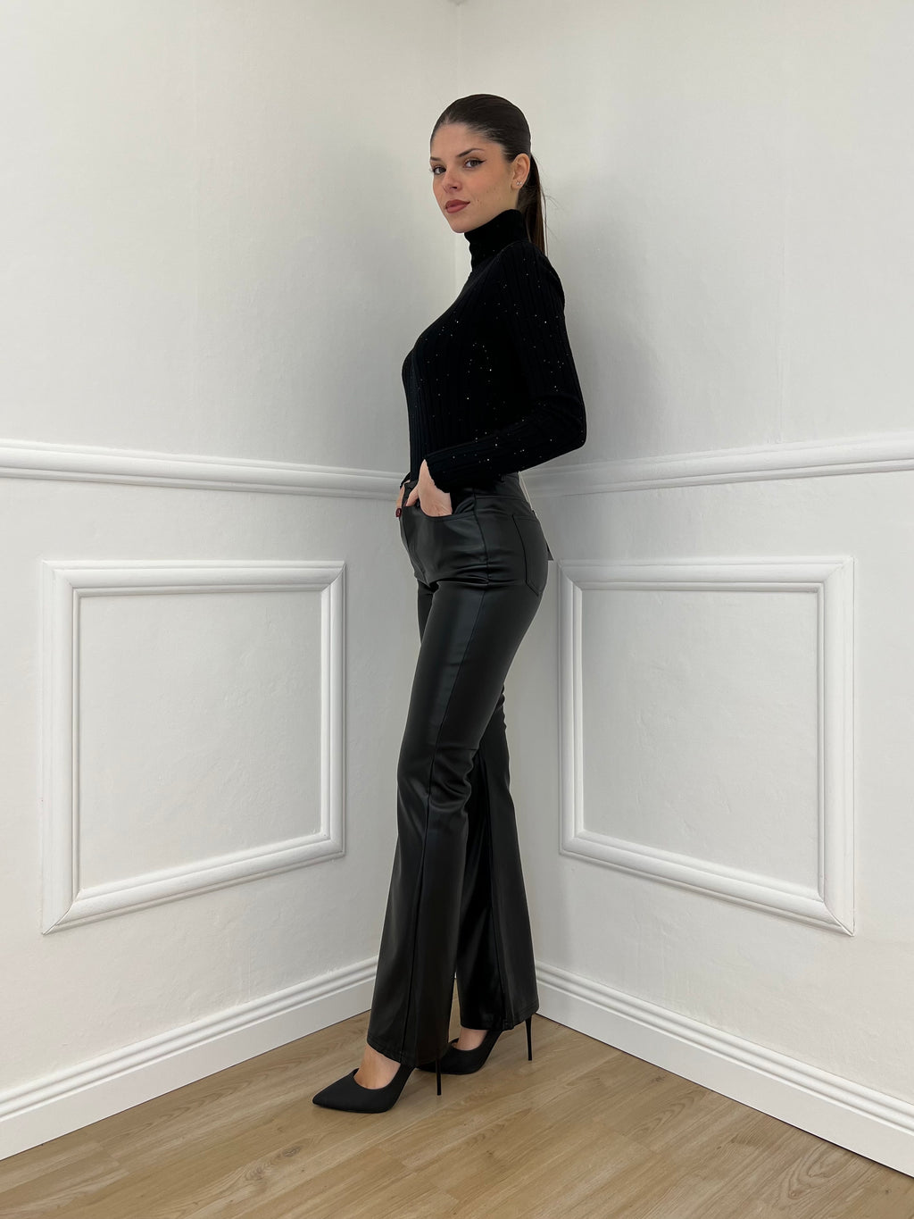 Dolcevita Coste Paillettes 5270 Nero