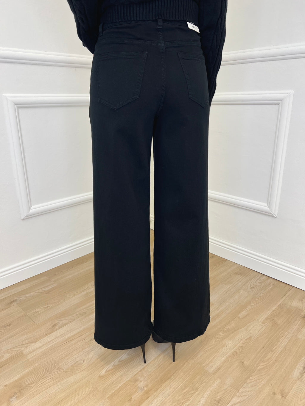 Jeans Palazzo T1001-1 Nero