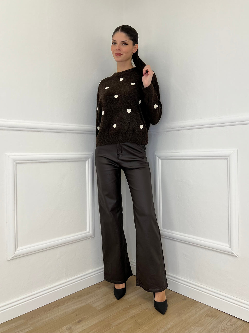 Pantalone Spalmato 7293 Moro