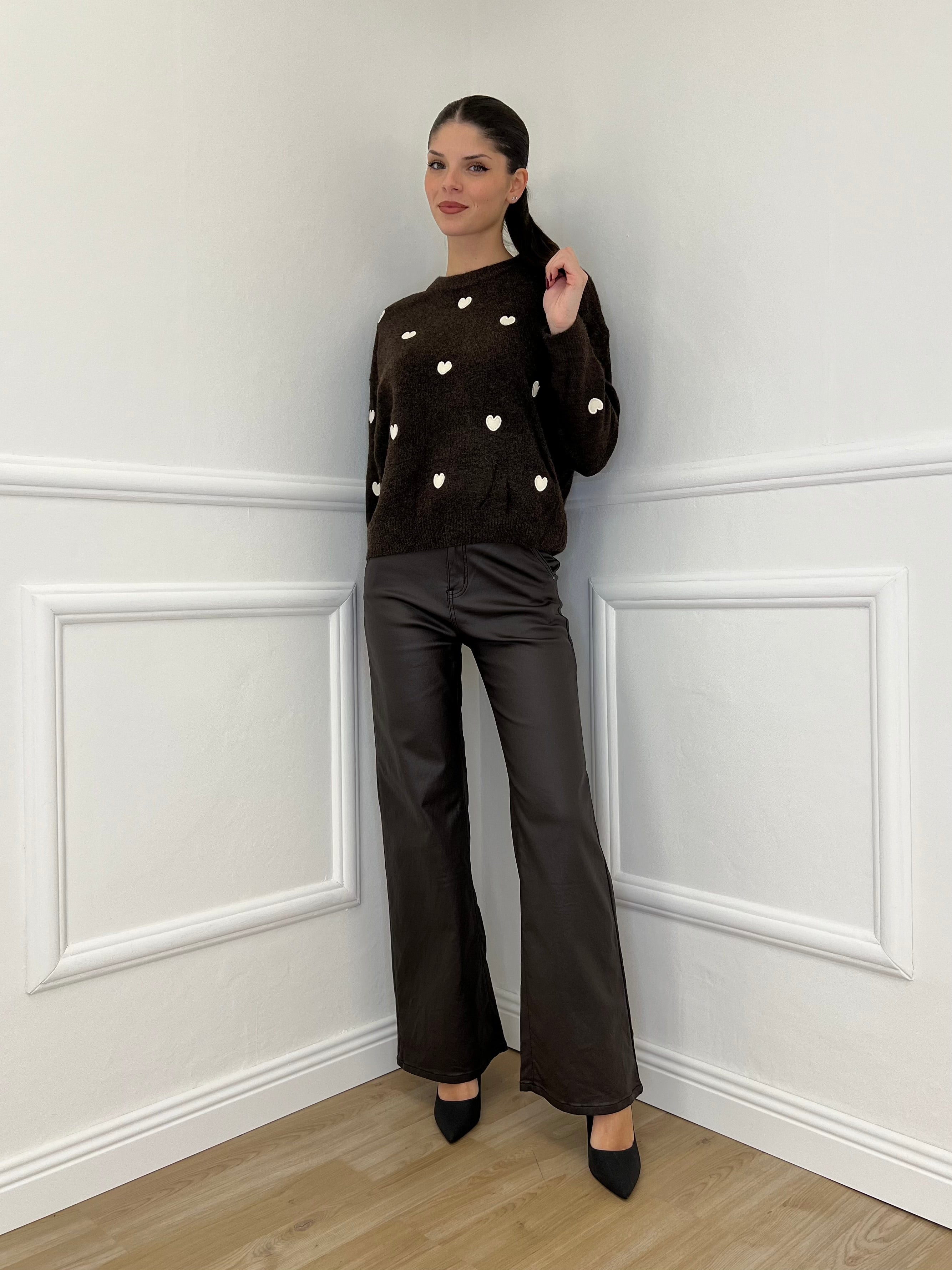 Pantalone Spalmato 7293 Moro