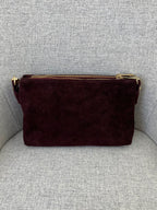 Pochette Doppia Vera Pelle Scamosciata VPB002