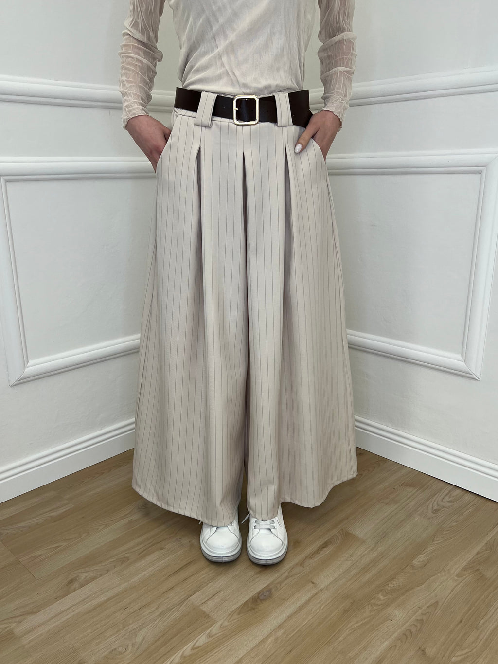 Pantagonna Gessato 2568 Beige