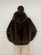 Pelliccia Bomber 00322 Moro