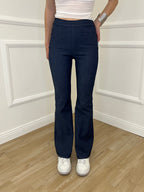 Jeans Flare Chambray 5025 Blu