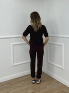 Maglia Fondo Fluffy 7388 Burgundy