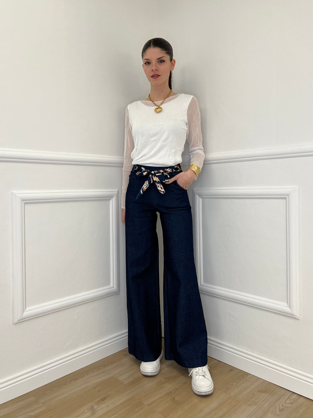 Jeans Chambray Fusciacca 2176 Blu