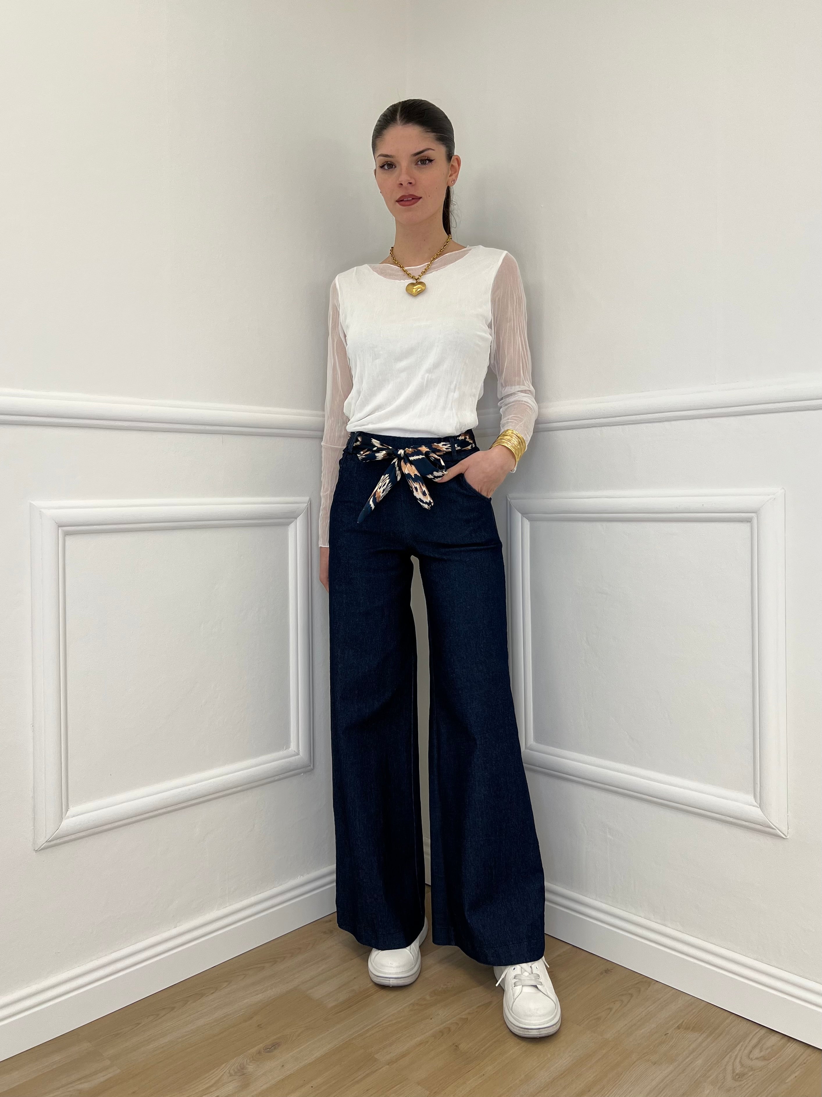 Jeans Chambray Fusciacca 2176 Blu