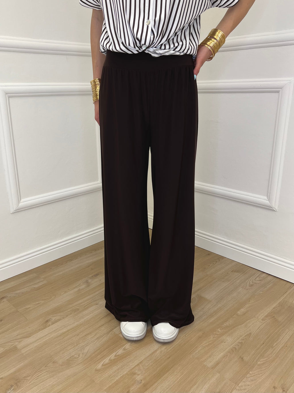 Pantalone Fluido 9078 Moro