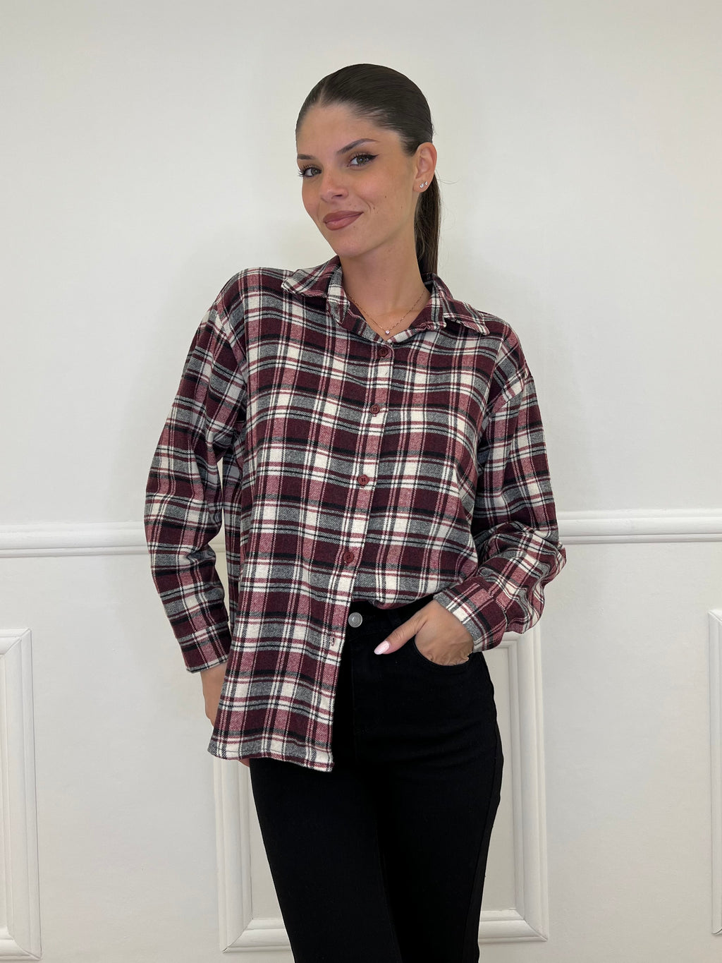 Camicia Madras 25371 Bordeaux