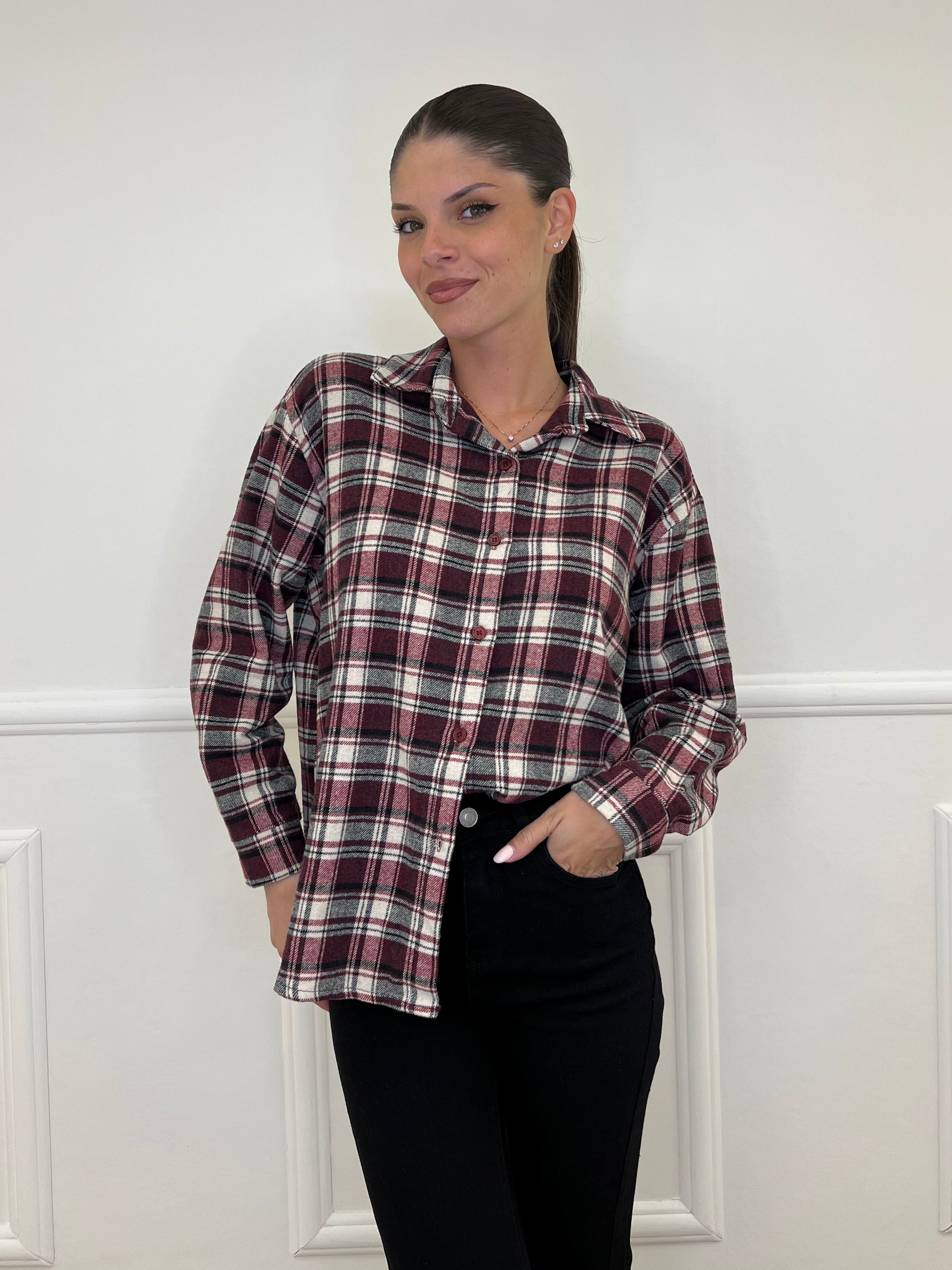 Camicia Madras 25371 Bordeaux