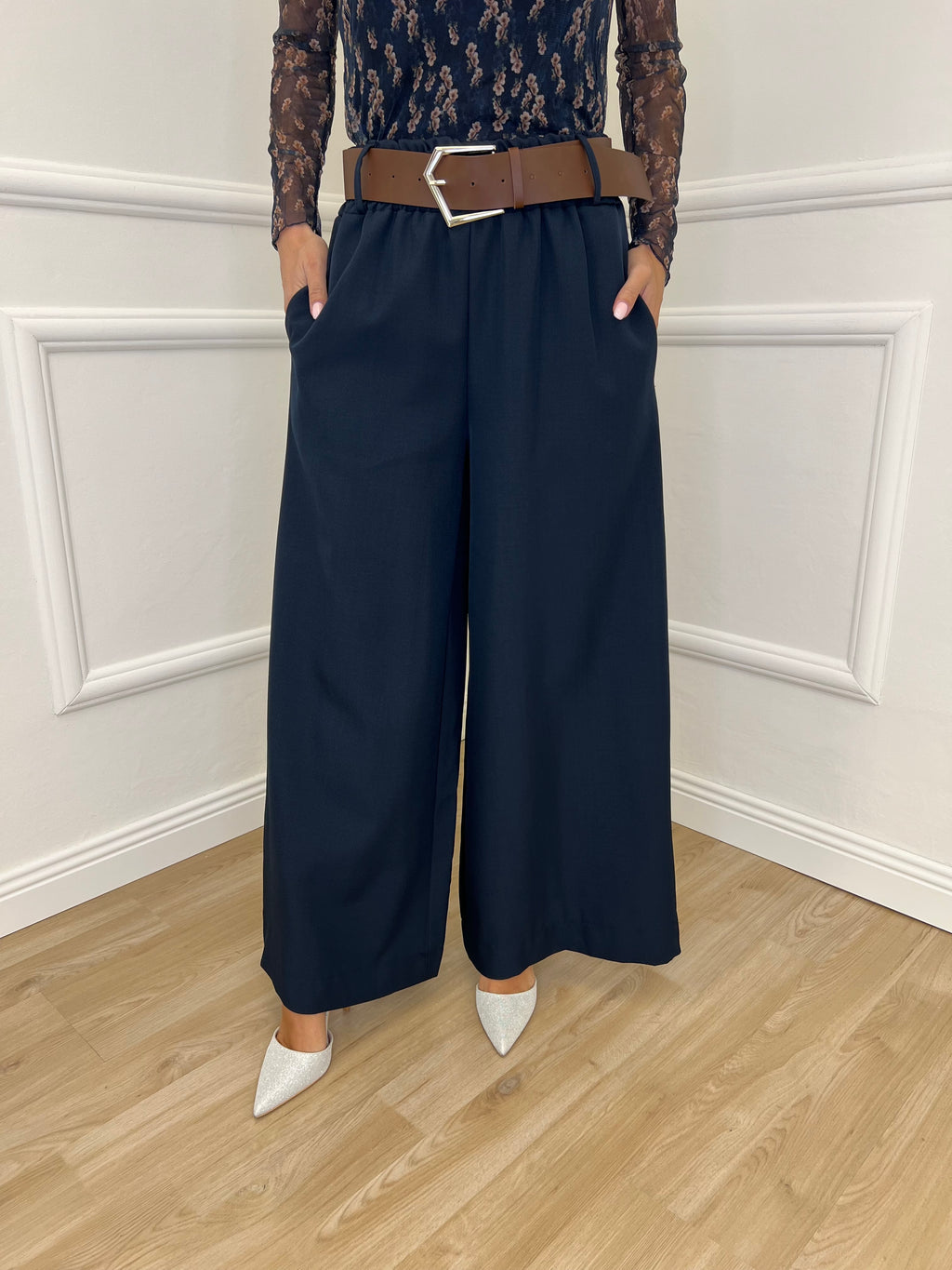 Panta Palazzo 18786 Blu