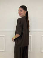 Camicia Fluida Strop 26081 Moro