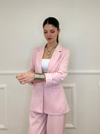 Blazer in Viscosa 27435 Rosa