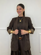 Spotted Interior Jacket 25623 Moro