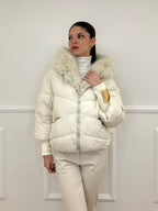 Piumino Over 2884 Panna