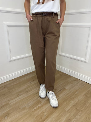 Pantalone Baggy Twill A102 Fango