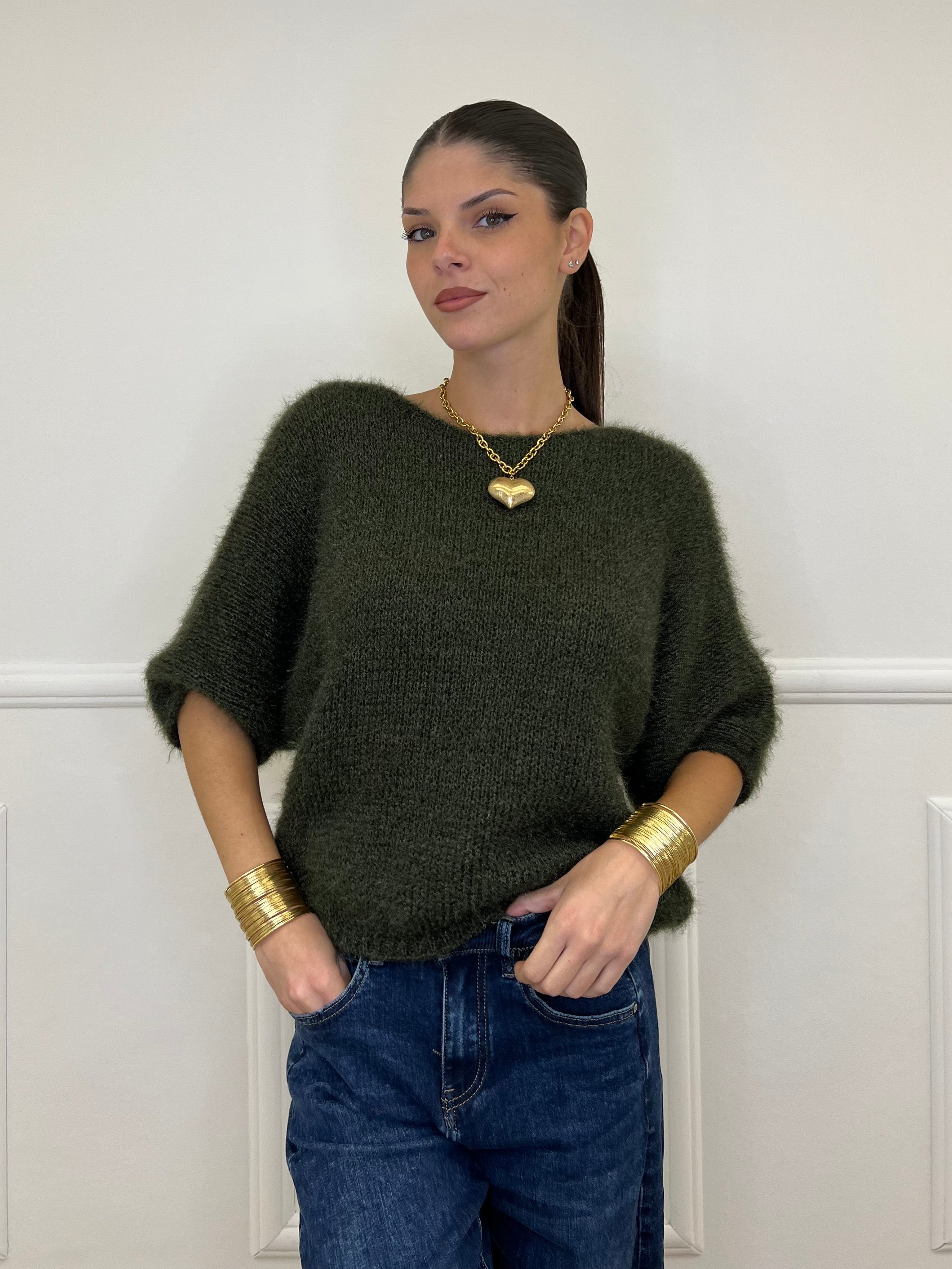 Maglia Mohair 911 Verde