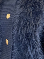 Cardigan Fluffy 3061 Nero