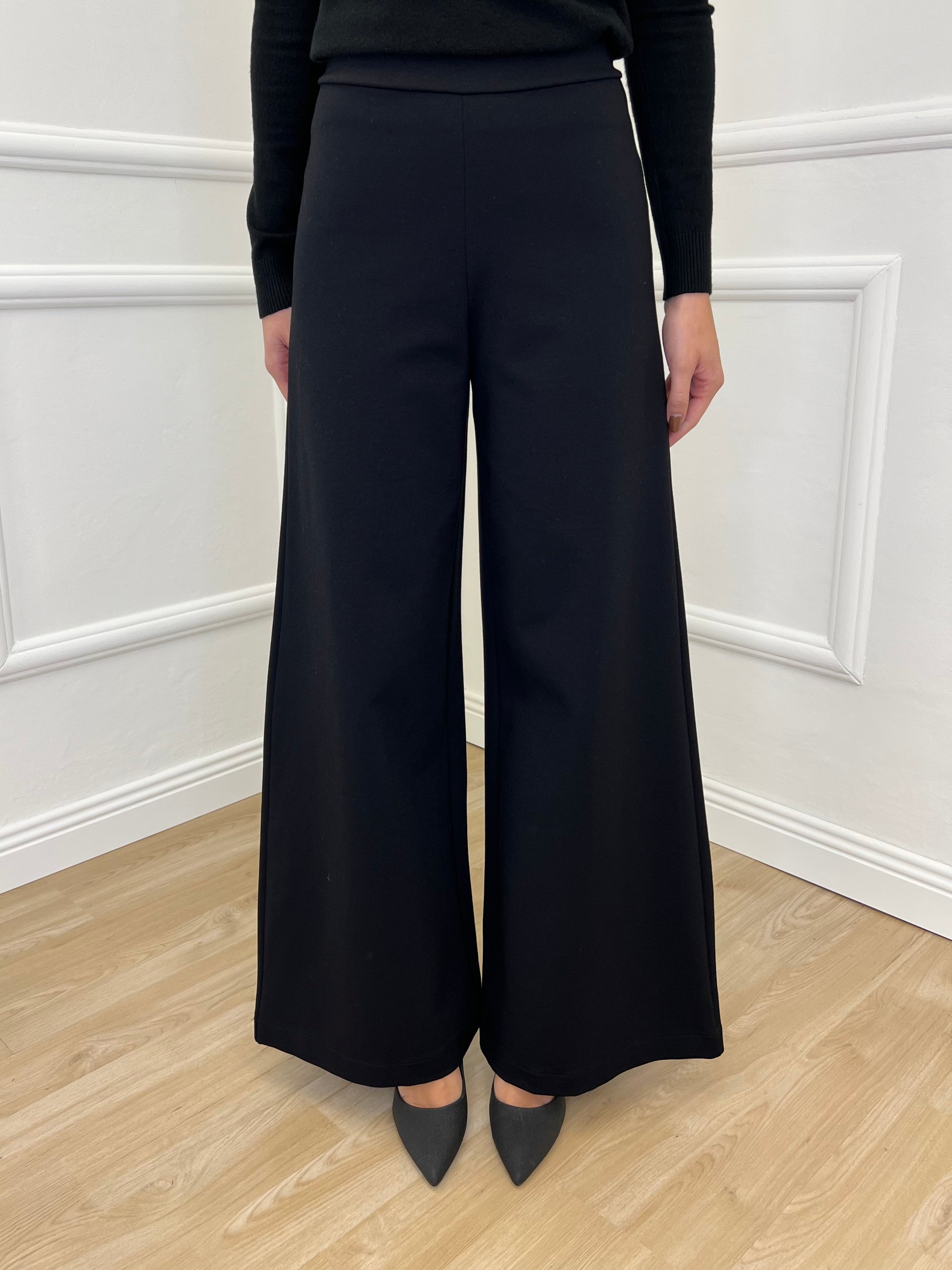 Pantalone Palazzo K1071 Nero