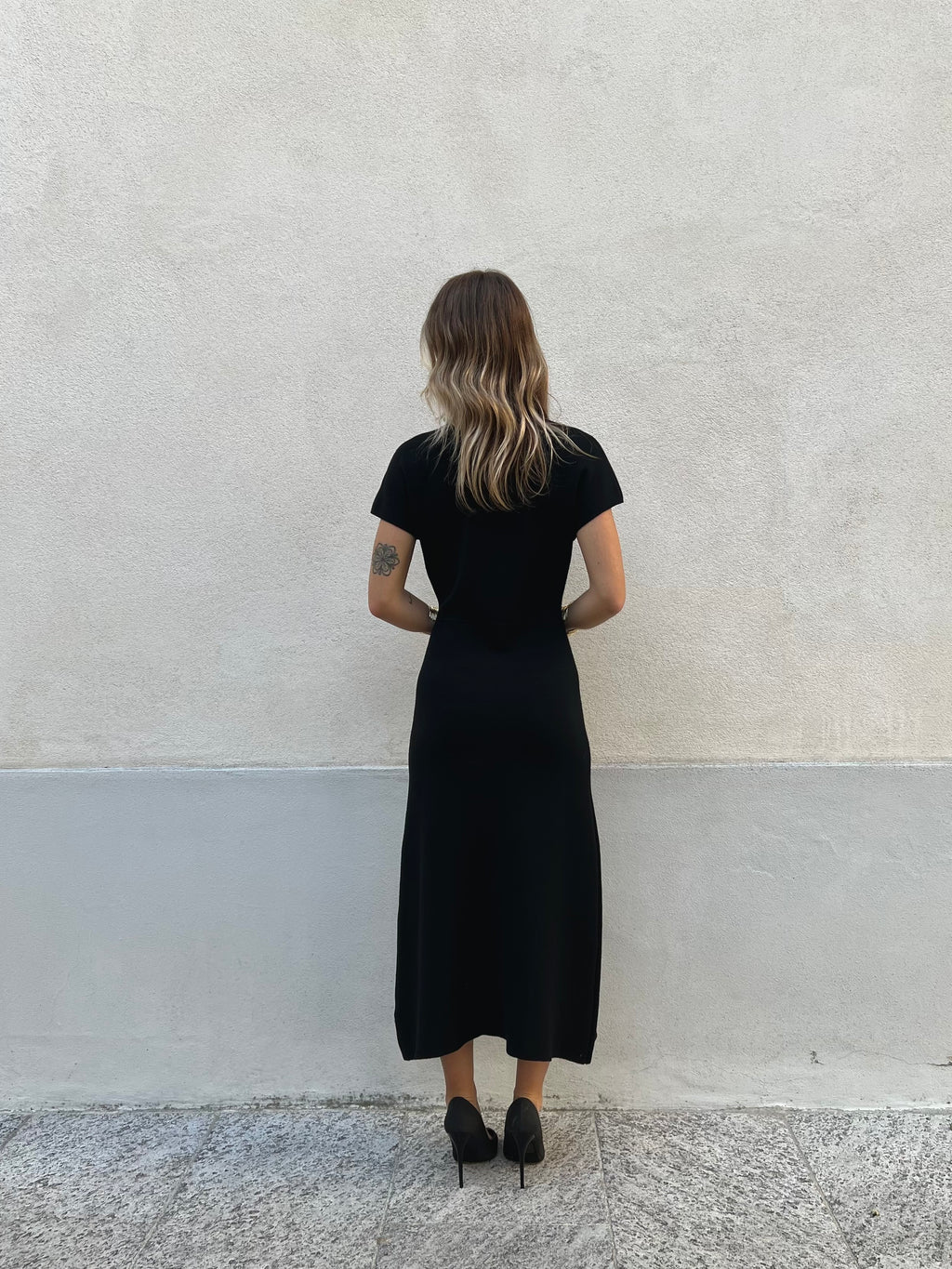 Abito In Maglia 9103 Nero