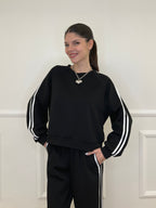 Tuta Bande Girocollo 88426 Nero