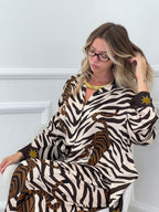 Camicia Jungle Raso R02967