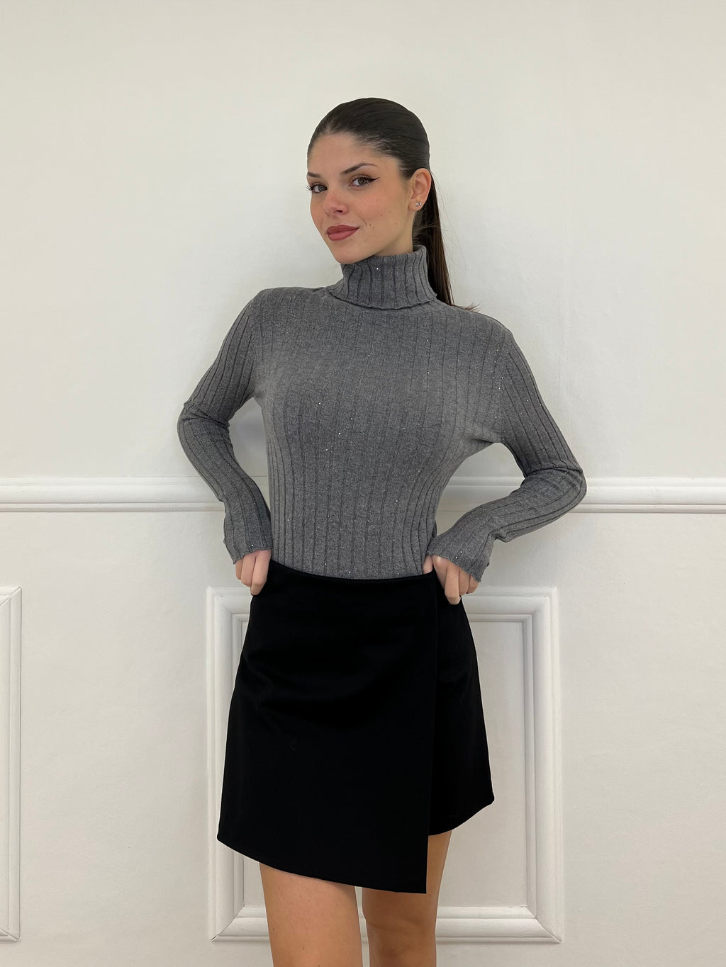 Dolcevita Coste Paillettes 5270 Grigio