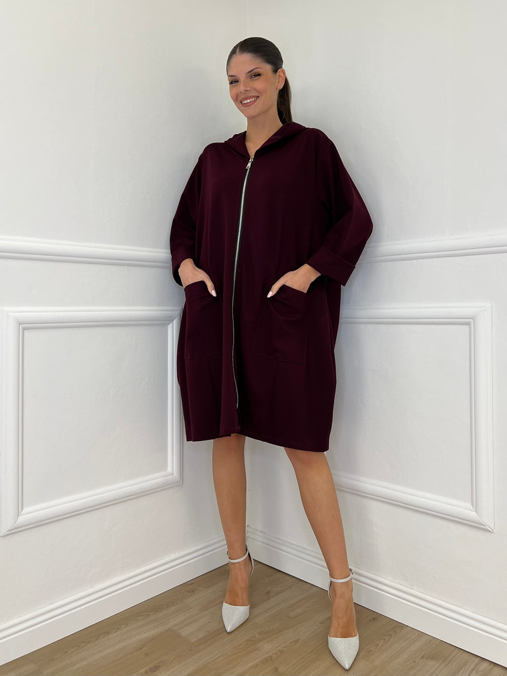 Maxi Felpa 41875 Bordeaux