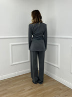 Blazer Over Fiocco 6769 Grigio