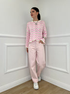 Jeans Balloon Slim 8059 Rosa