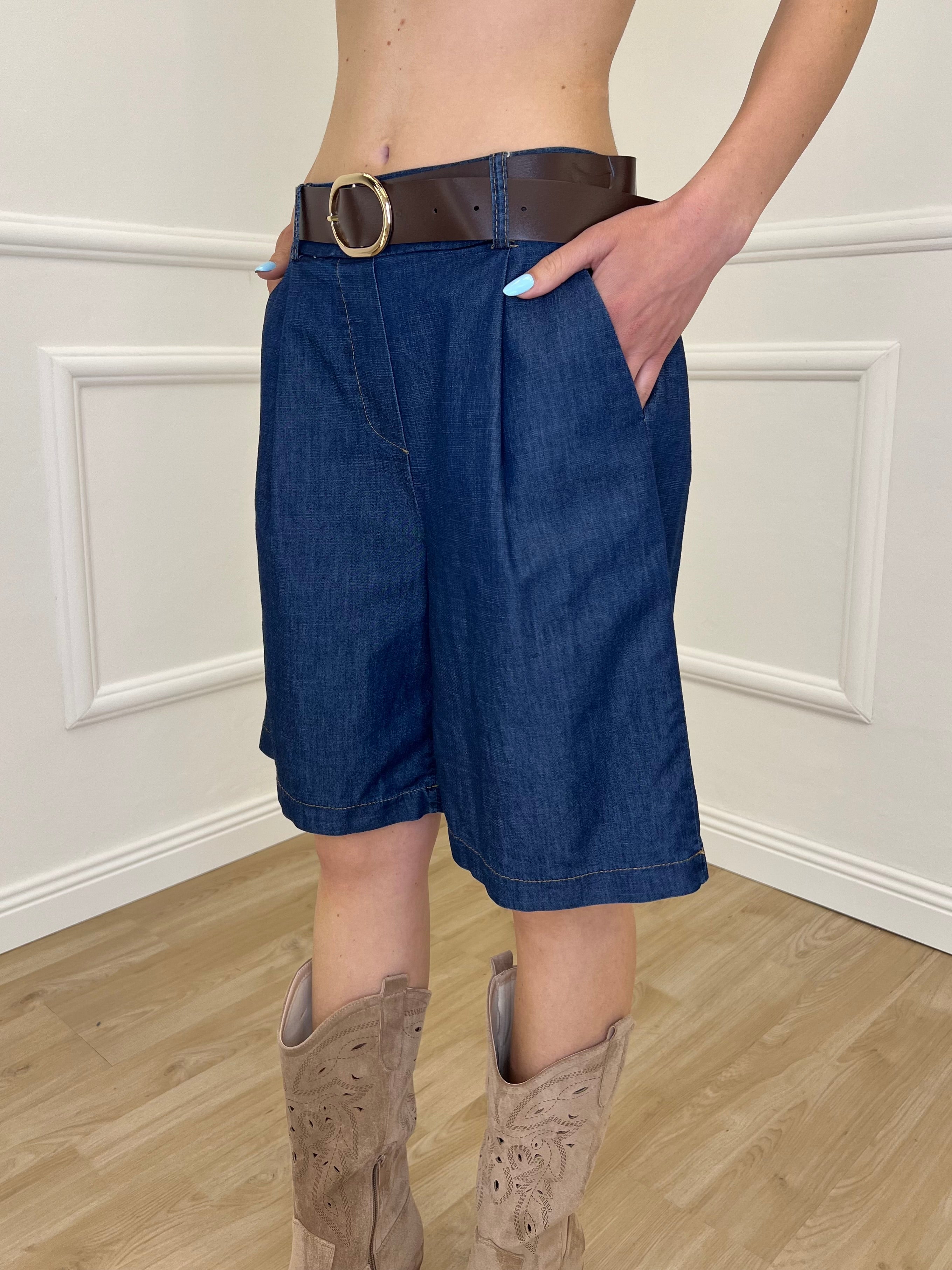 Bermuda In Chambray 82504 Blu