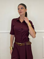 Camicia Basic 6036 Burgundy