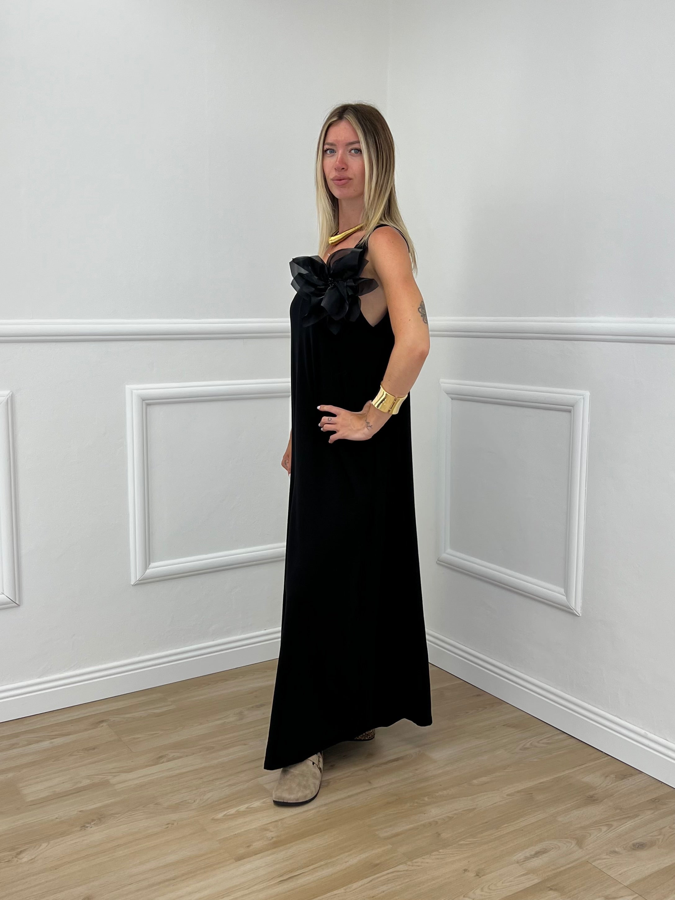 Tuta Spilla Fiore 80781 Nero