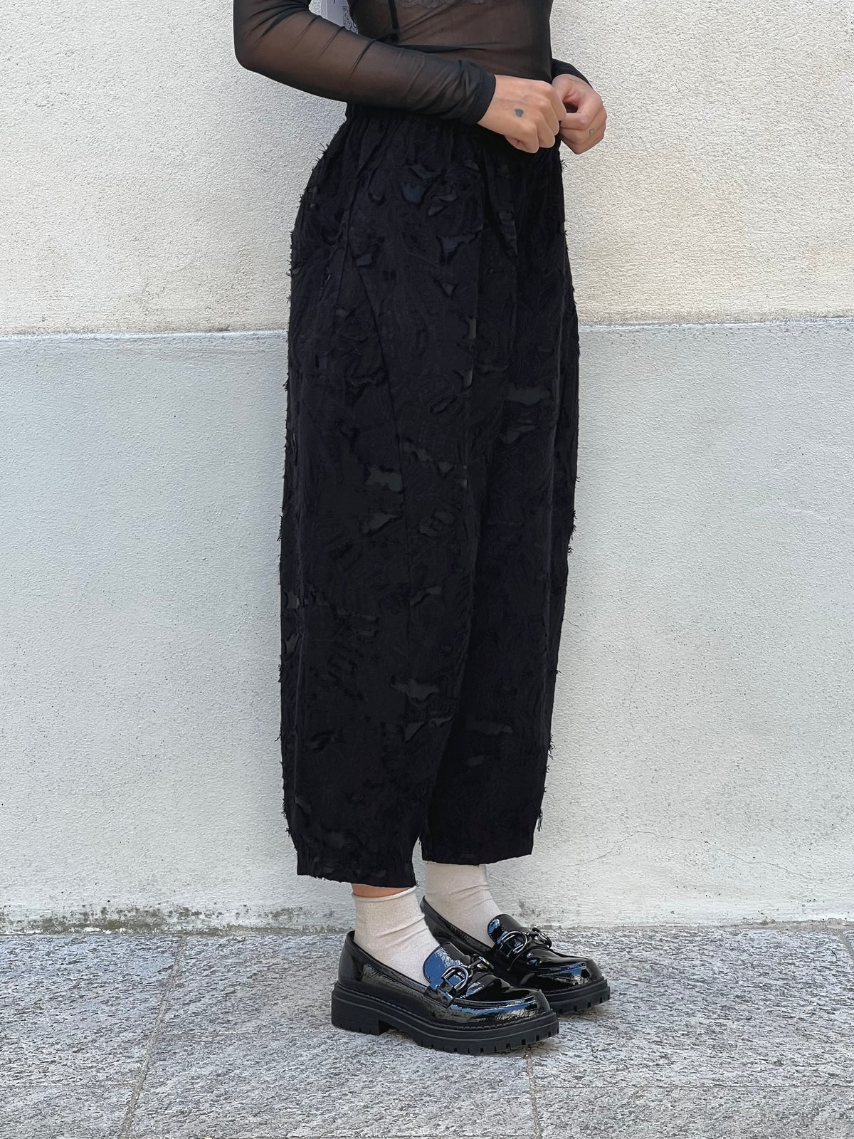 Pantalone Balloon Devorè 168660 Nero