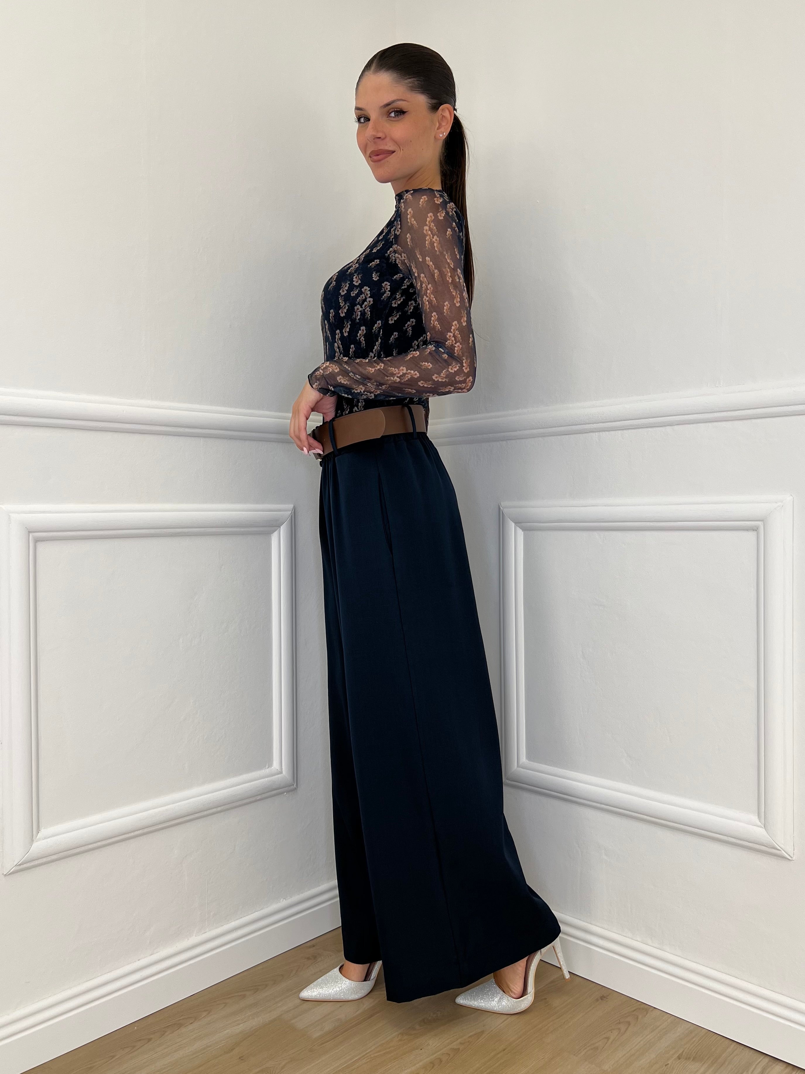 Panta Palazzo 18786 Blu