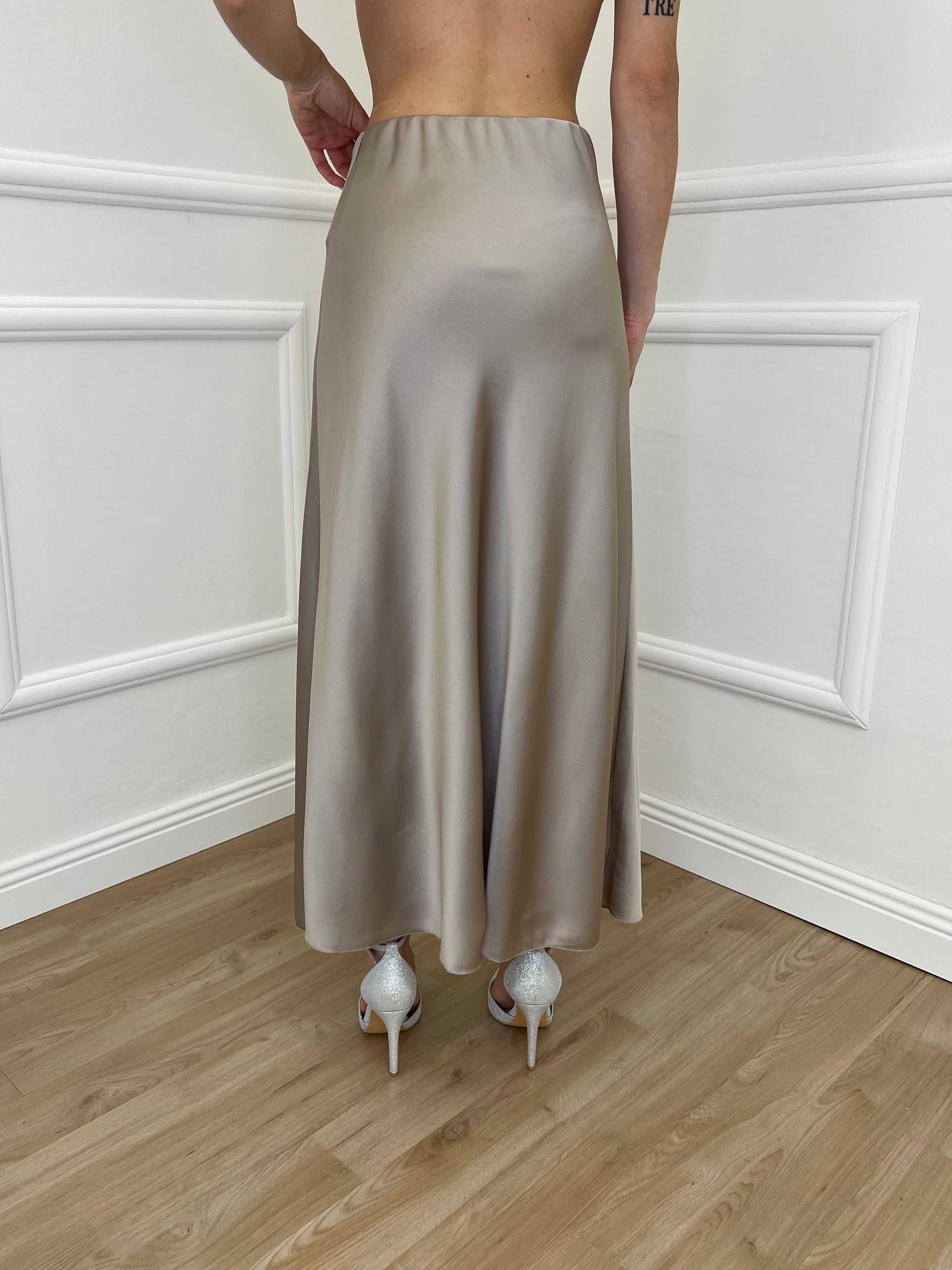 Gonna Satin 2236 Sabbia
