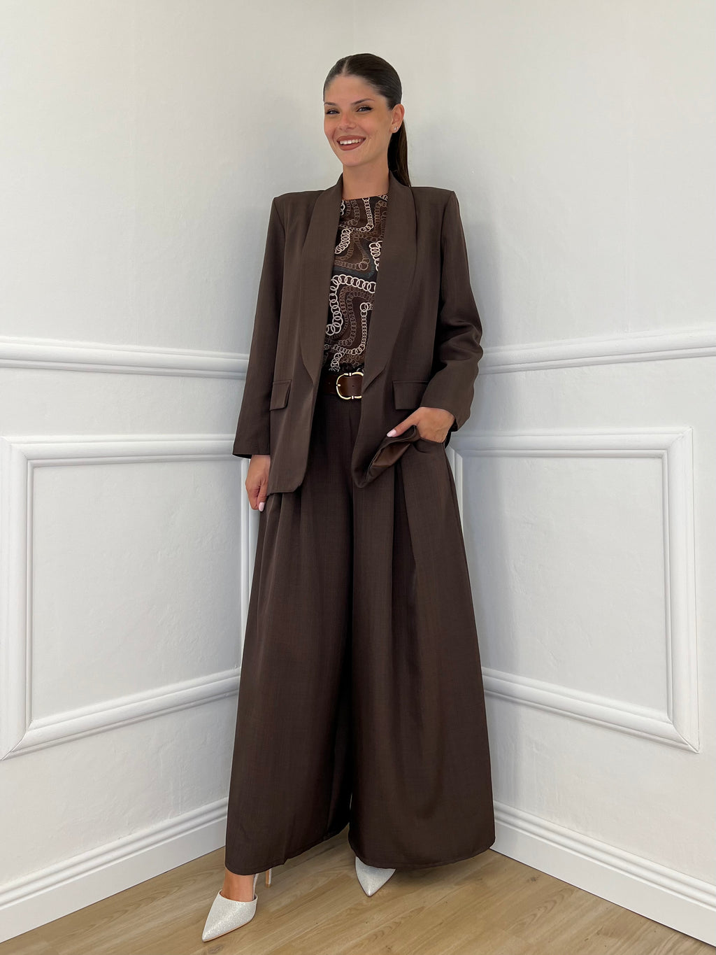 Pantagonna Pences 25431 Marrone - Bazar Abbigliamento