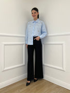 Jeans Palazzo Y549 Blue Black