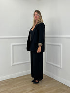 Blazer Interno Maculato 25623 Nero