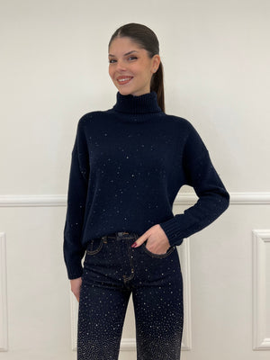 Dolcevita Micro Paillettes 25100 Blu