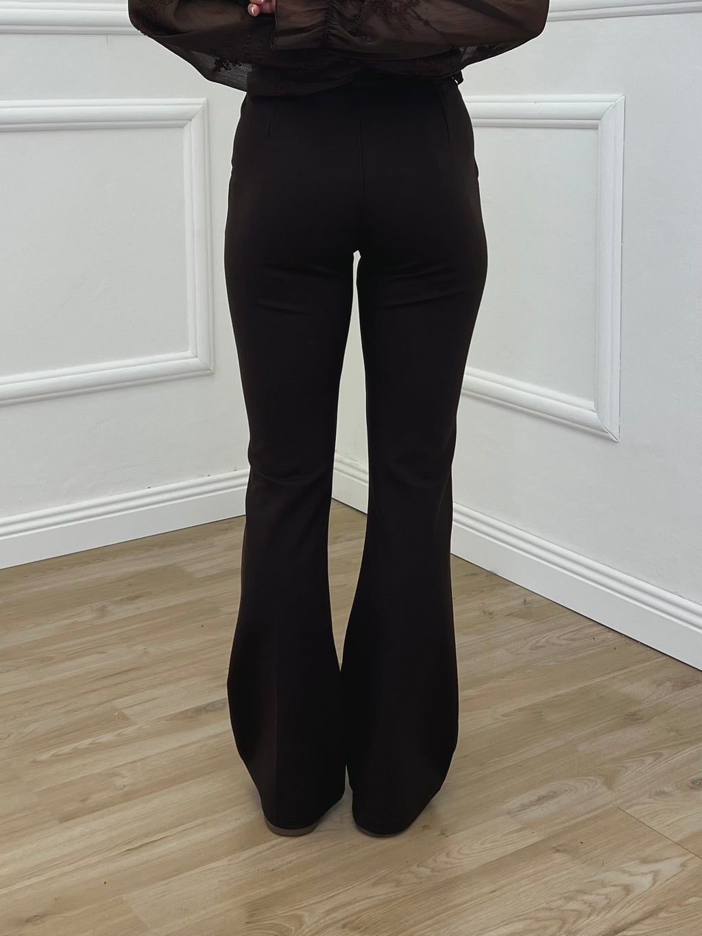 Pantalone Flare Punto Milano 34115 Marrone