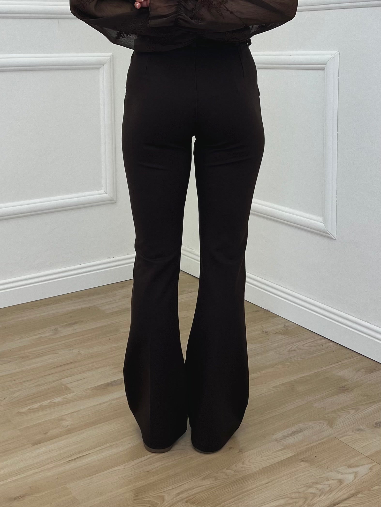 Pantalone Flare Punto Milano 34115 Marrone
